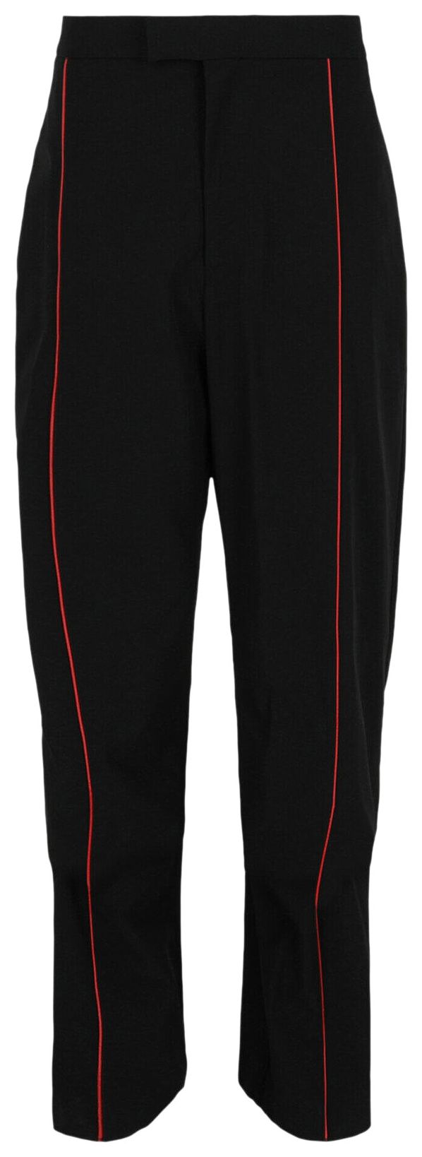 Ferragamo Contrasting Trim Straight Leg Track Pants Black