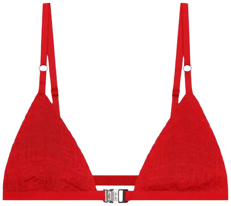 Givenchy 4G Monogram Triangle Bra Vermilion