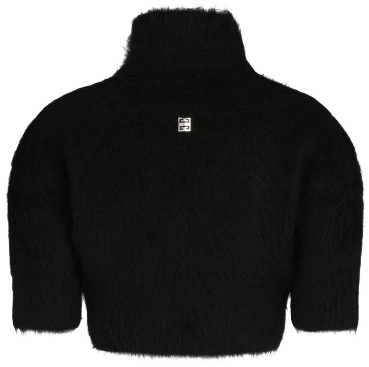 Givenchy Cropped Wool Sweater Black