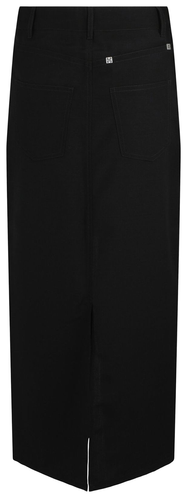 Givenchy Long Skirt with Front Split Black
