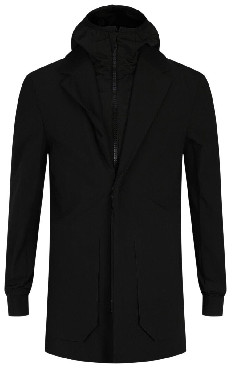 Givenchy Single Breasted Layered Blazer Black