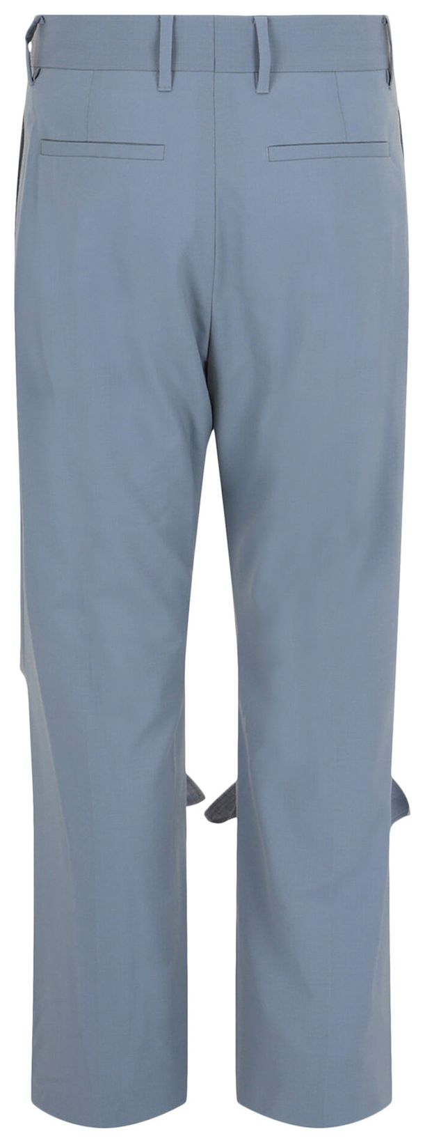 Givenchy Destroyed Straight Fit Pants Pearl Grey