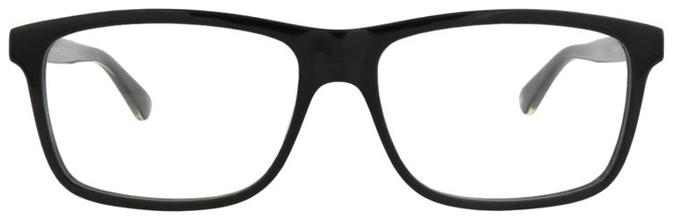 Gucci Square Frame Acetate Optical Frames BlackTransparent