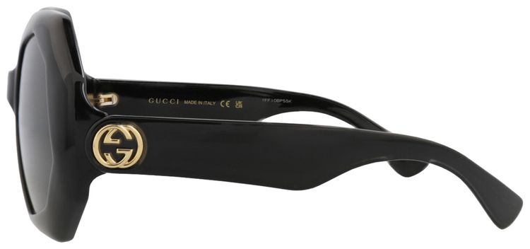Gucci Round Frame Injection Sunglasses BlackGrey