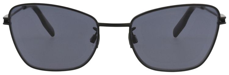 Alexander McQueen Cat Eye Frame Metal Sunglasses BlackGrey