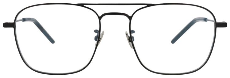 Saint Laurent Aviator Frame Metal Sunglasses BlackTransparent