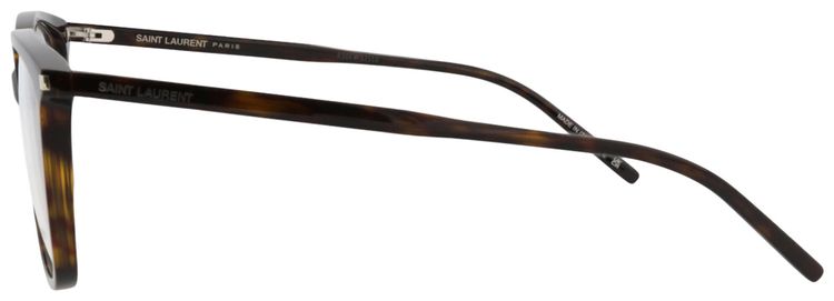 Saint Laurent Round Frame Acetate Optical Frames HavanaTransparent