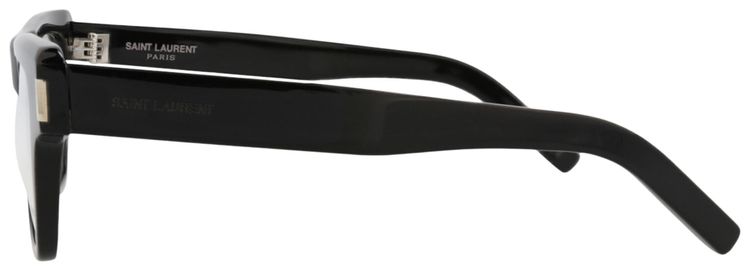 Saint Laurent Square Frame Acetate Optical Frames BlackTransparent