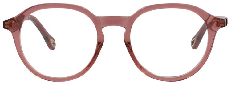 Chloe Round Frame Bio Acetate Optical Frames PinkTransparent