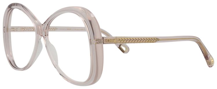 Chloe Round Frame Bio Acetate Optical Frames PinkTransparent