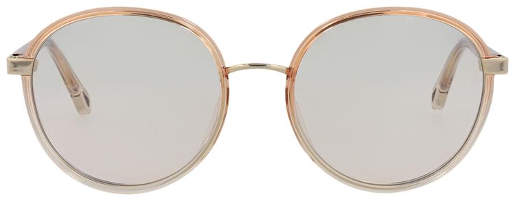 Chloe Round Frame Injection Sunglasses OrangeTransparent