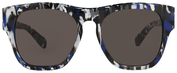 Chloe Square Frame Recycled Acetate Sunglasses HavanaGrey