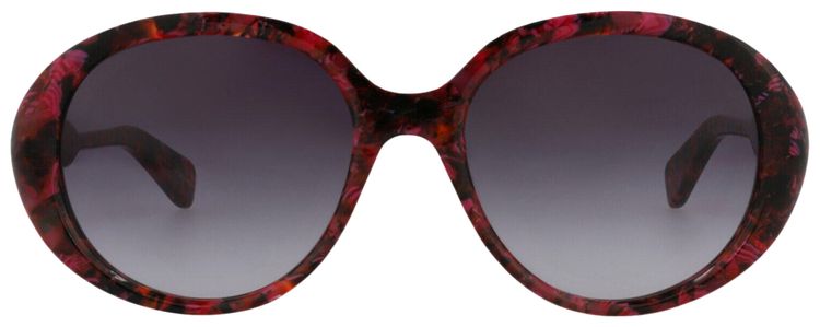 Chloe Round Frame Recycled Acetate Sunglasses HavanaGrey