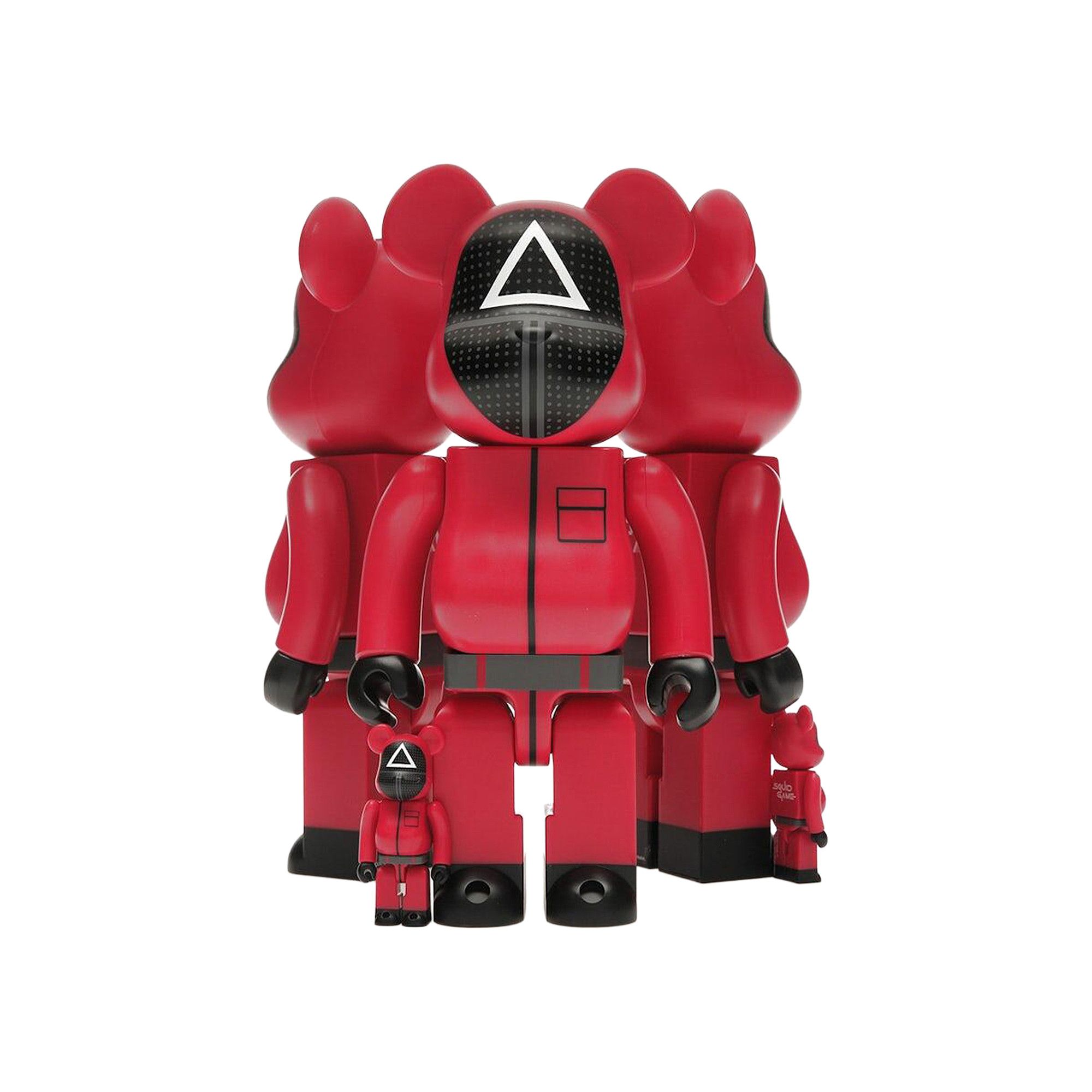 Buy BE@RBRICK x Squid Game Guard 100% & 400% 'Circle/Triangle