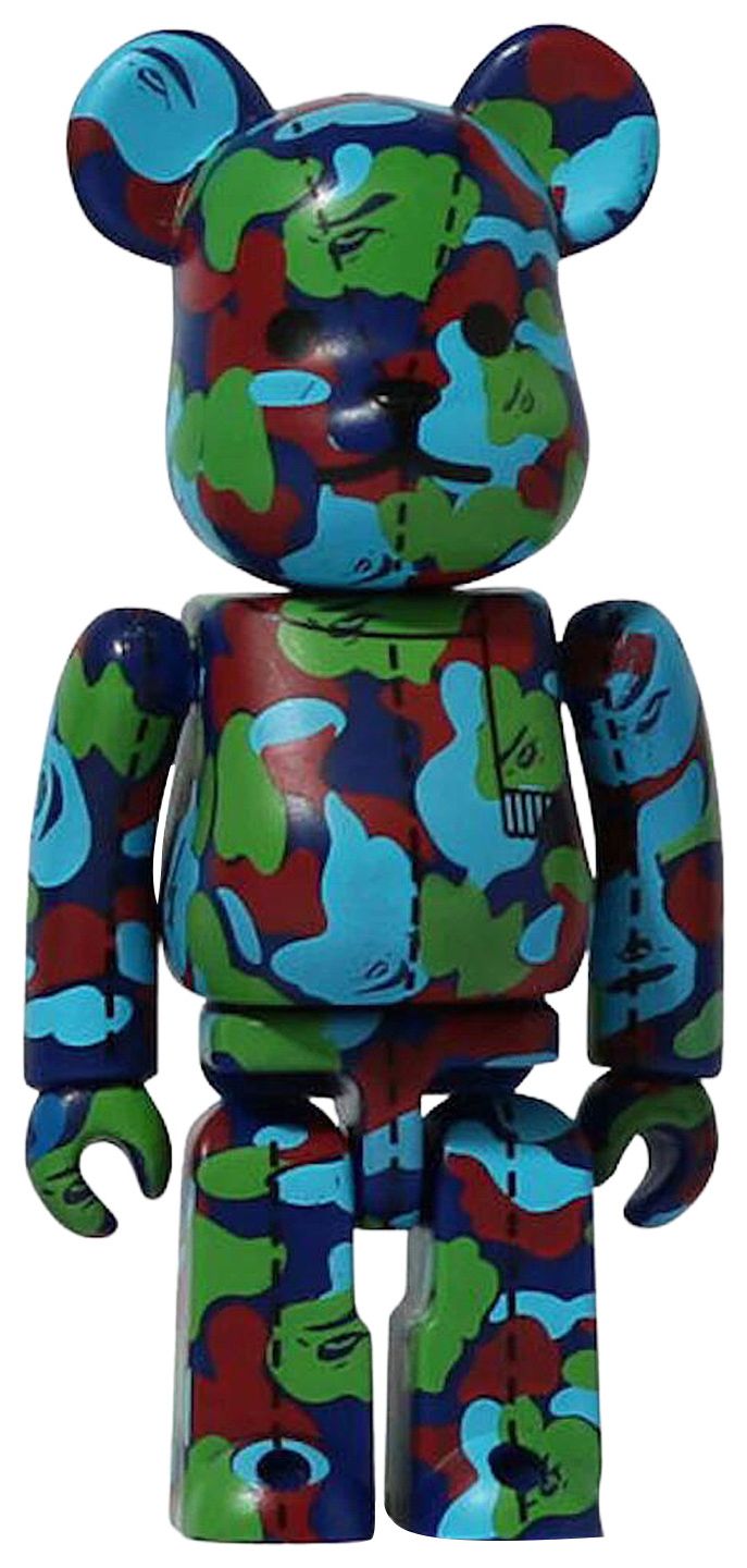 BERBRICK x BAPE 28th Anniversary Camo 1 100 GreenRedBlue