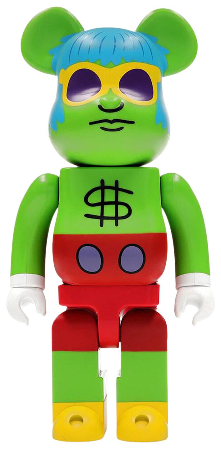 BERBRICK x Keith Haring Andy Mouse 400 Green