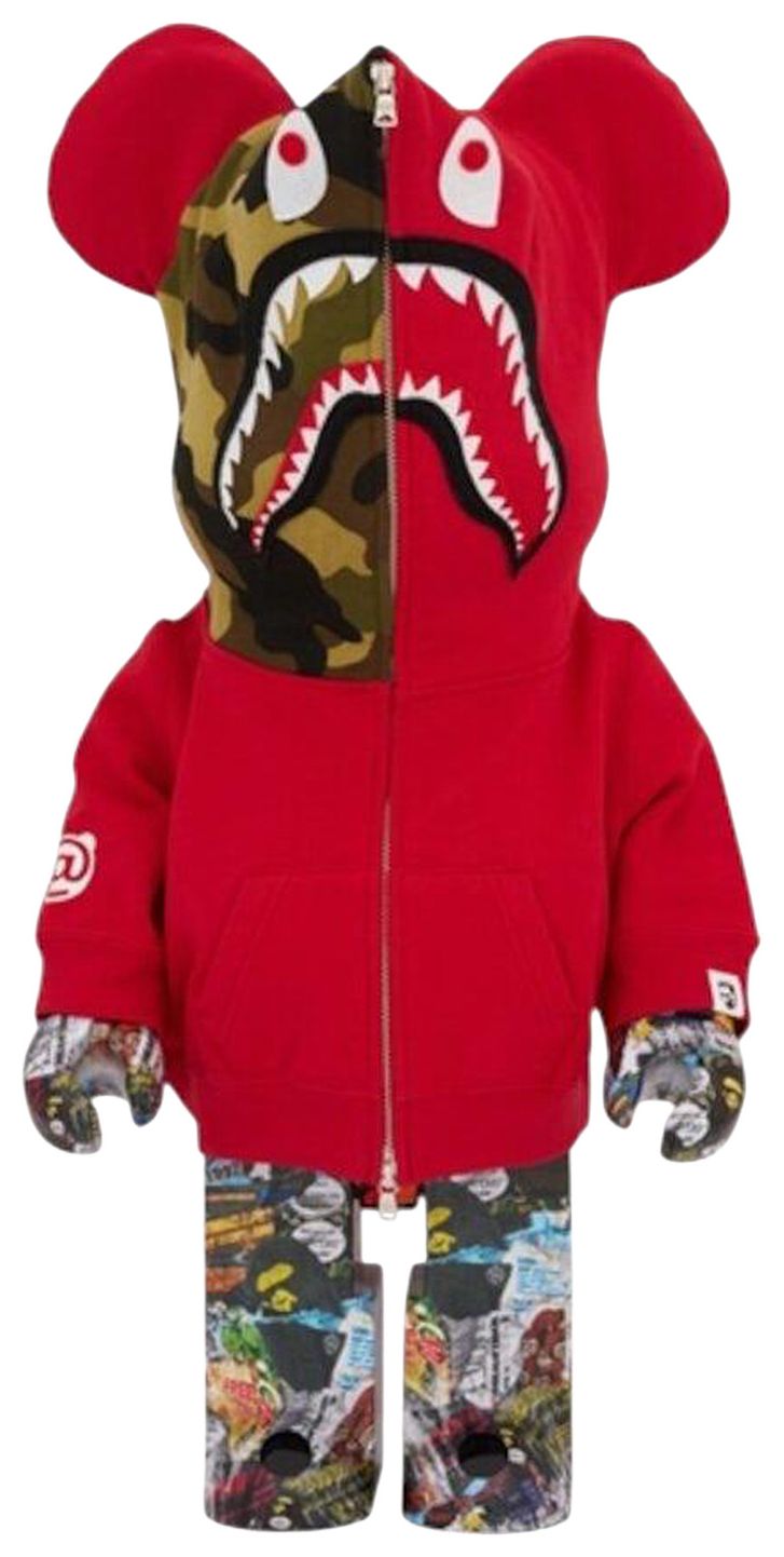 BERBRICK x BAPER Legacy Camo Shark 1000 Red