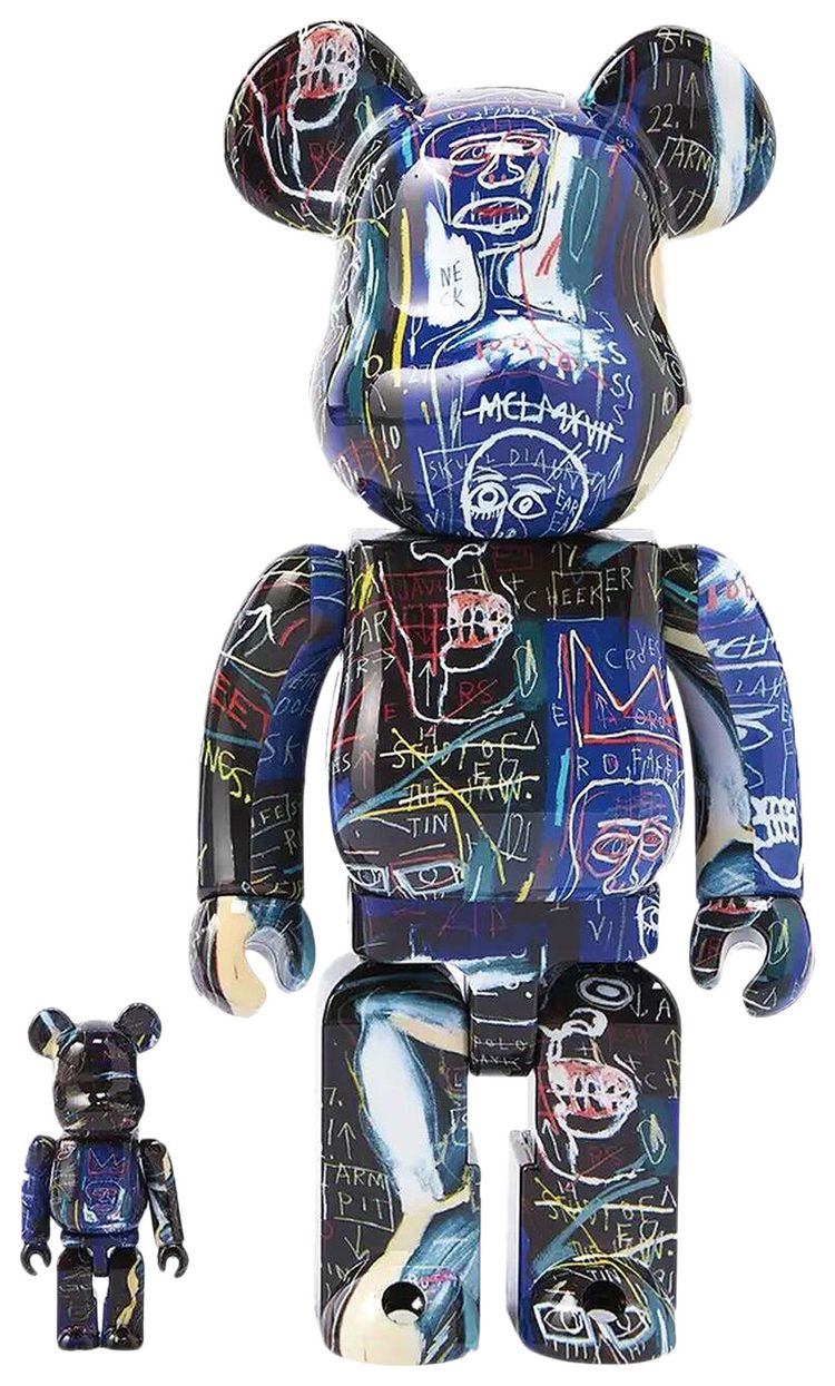 BERBRICK x Jean Michel Basquiat 7 100  400 Set Multicolor