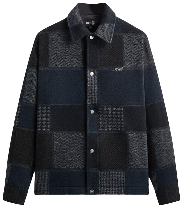Kith New York Yankees Patchwork Wool Coaches Jacket Nocturnal