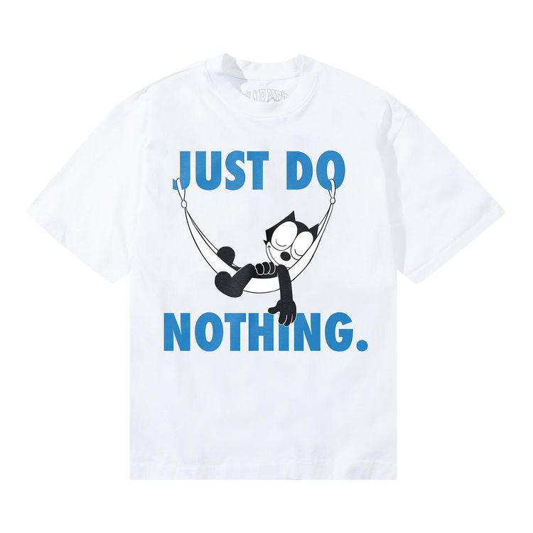 Market Felix The Cat Do Nothing Tee Shirt White