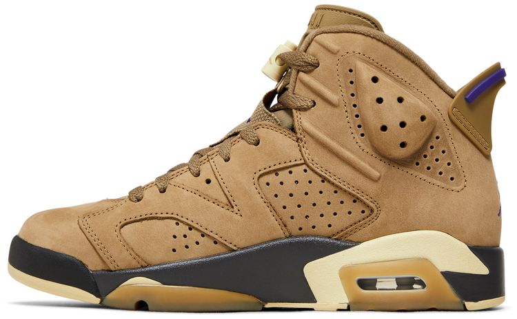 Wmns Air Jordan 6 Retro GORE TEX Brown Kelp