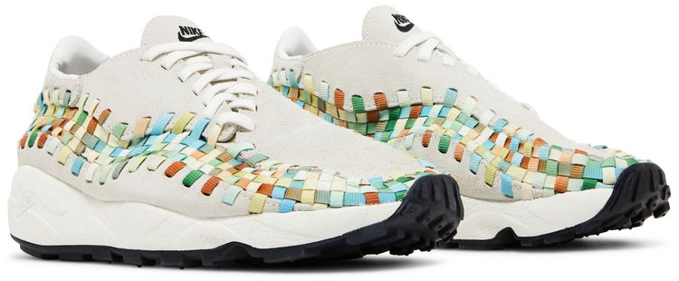 Nike Wmns Air Footscape Woven Summit White Rainbow