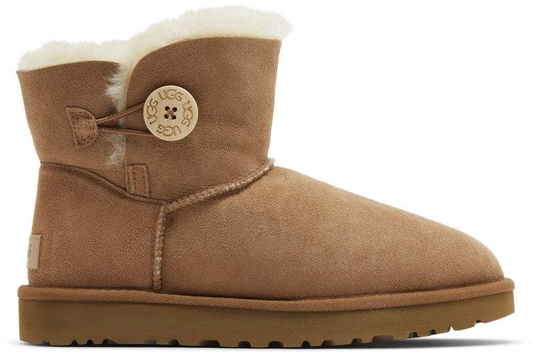 UGG Wmns Mini Bailey Button 2 Boot Chestnut