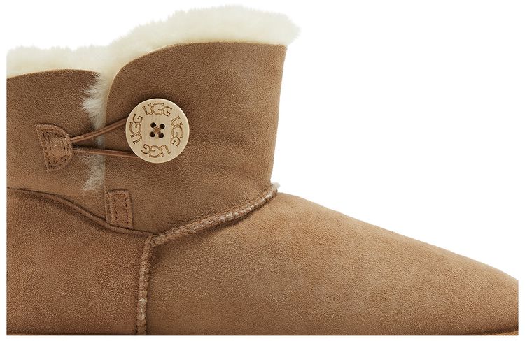 UGG Wmns Mini Bailey Button 2 Boot Chestnut