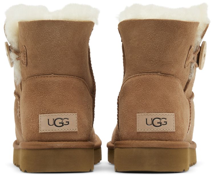 UGG Wmns Mini Bailey Button 2 Boot Chestnut