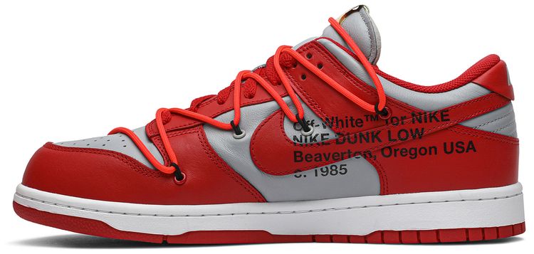 Nike Off White x Dunk Low University Red