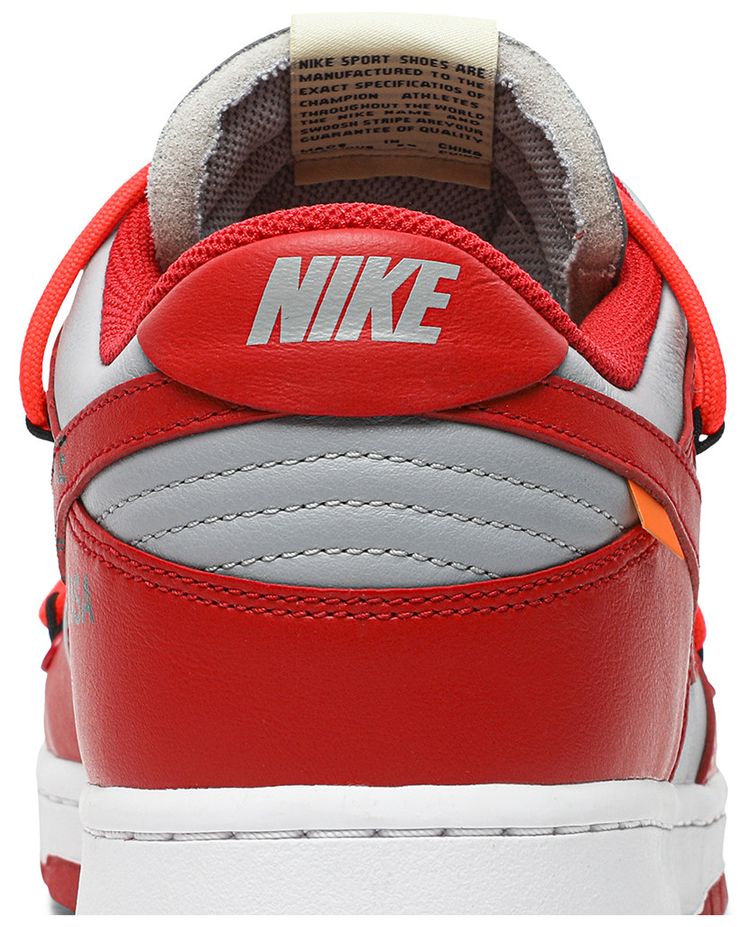 Nike Off White x Dunk Low University Red