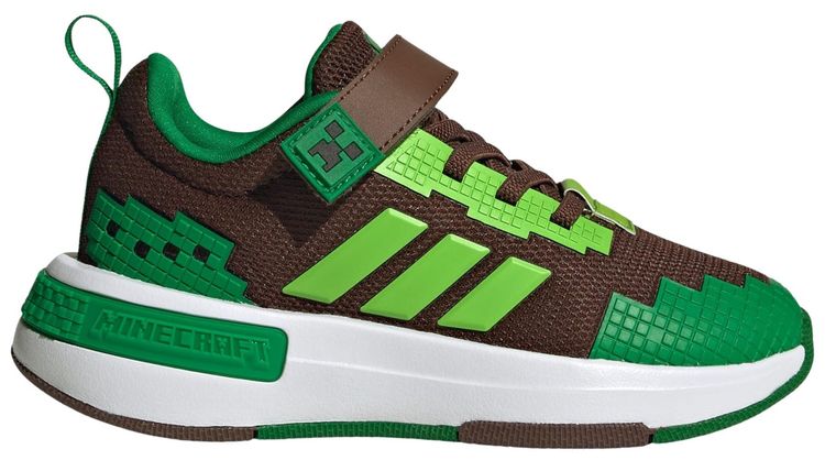 Minecraft x adidas Pro AuburnSemi Solar GreenCloud White