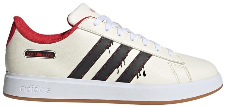 20th Century Fox Home Alone x adidas Grand Court  Cream WhiteCore BlackCollegiate Red