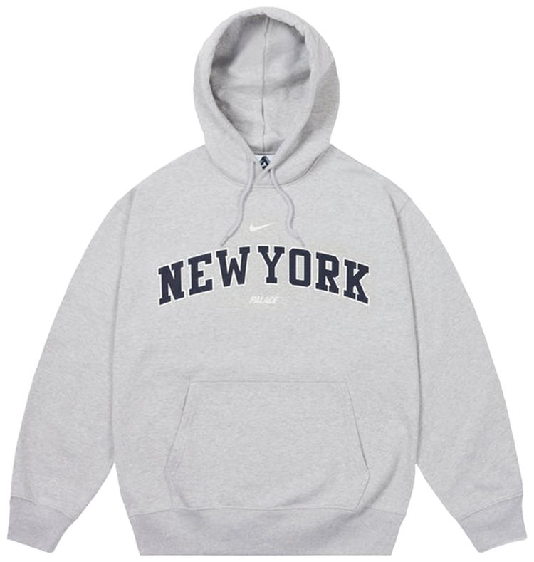 Palace x Nike Shop Hood New York Grey Marl