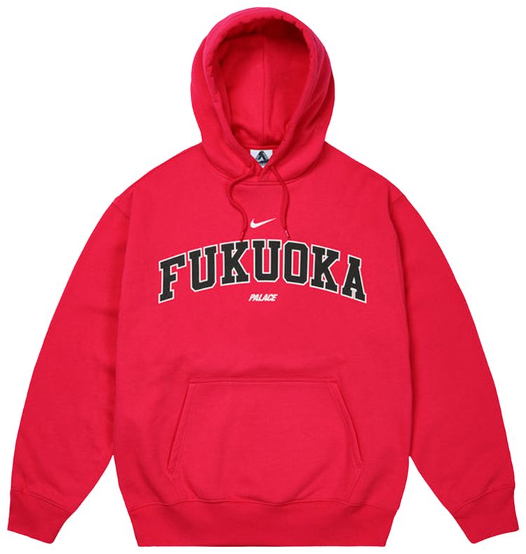 Palace x Nike Shop Hood Fukuoka Red