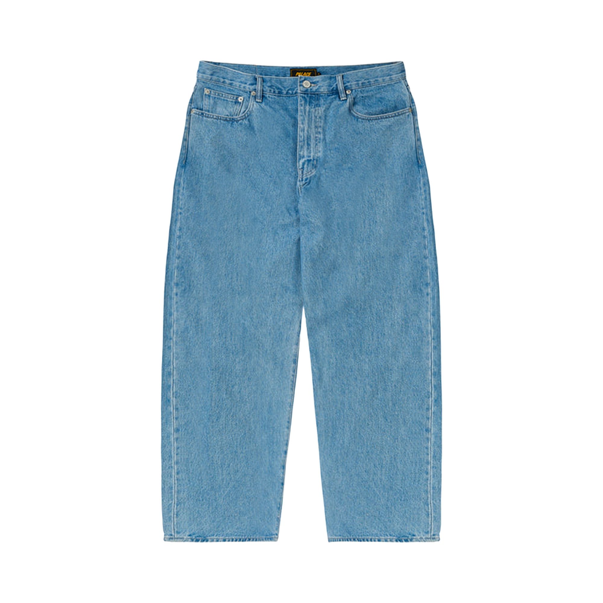 Buy Palace P90 Baggy Script Jean 'Distressed Light Stone Wash