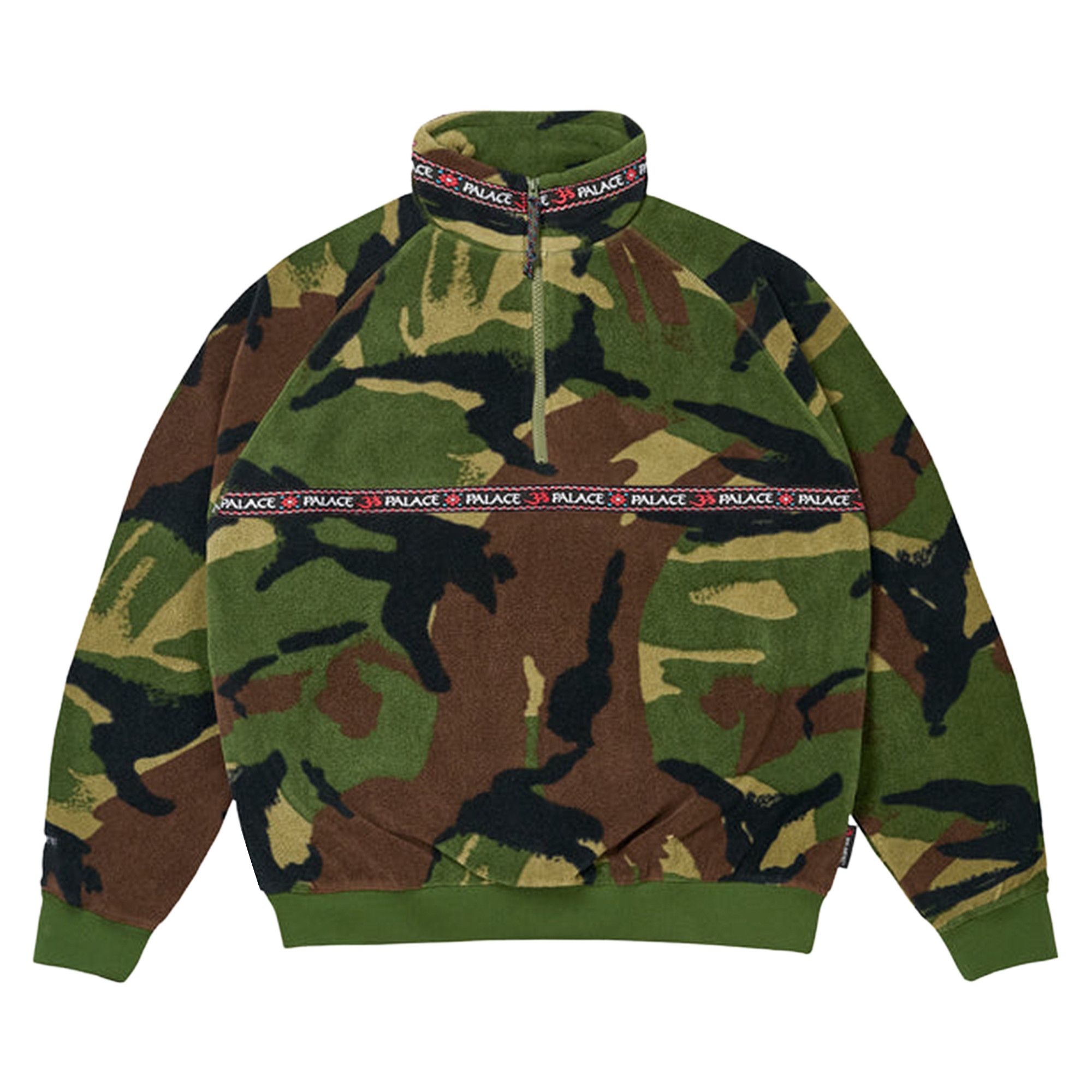 Buy Palace Polartec Om 45661 Zip 'Woodland Camo' - P29CS107 | GOAT UK