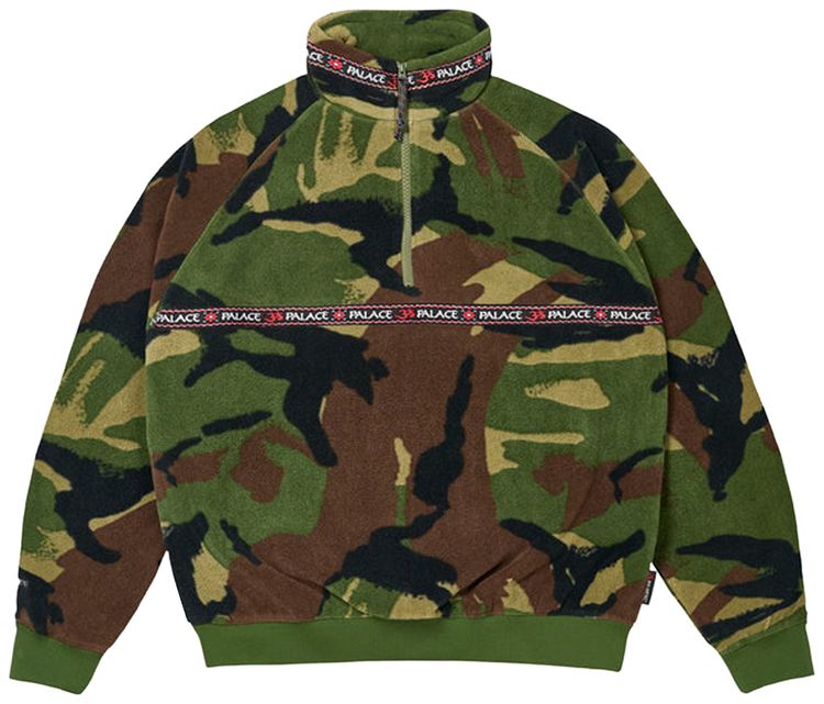 Palace Polartec Om 45661 Zip Woodland Camo