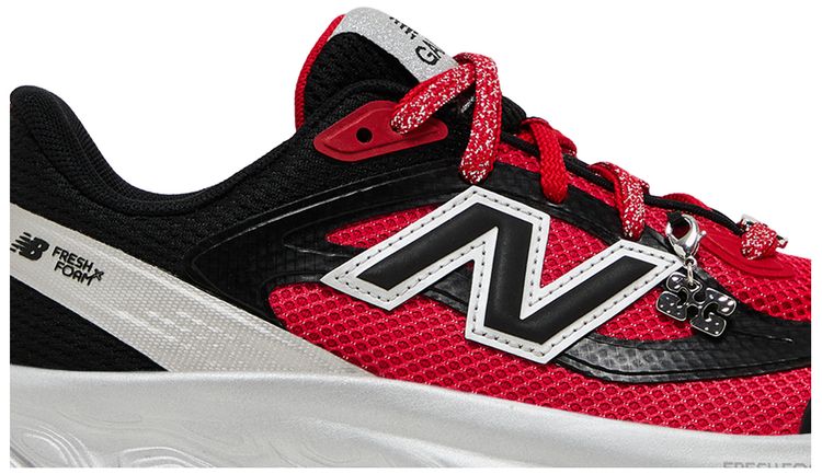 GANNI x New Balance Fresh Foam Trainer Black Racing Red