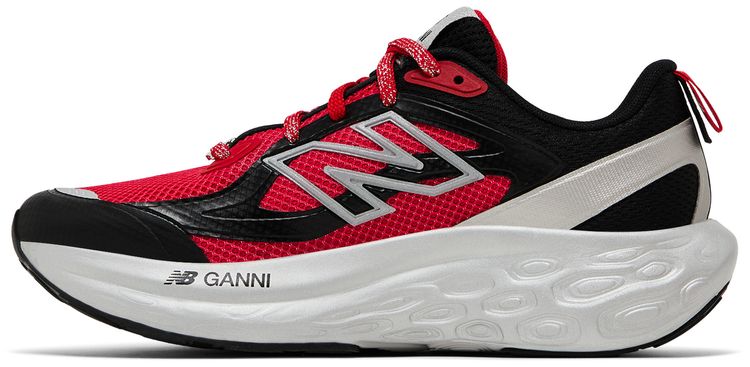 GANNI x New Balance Fresh Foam Trainer Black Racing Red