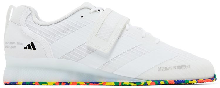 adidas Adipower Weightlifting 3 White Multi Color Sole