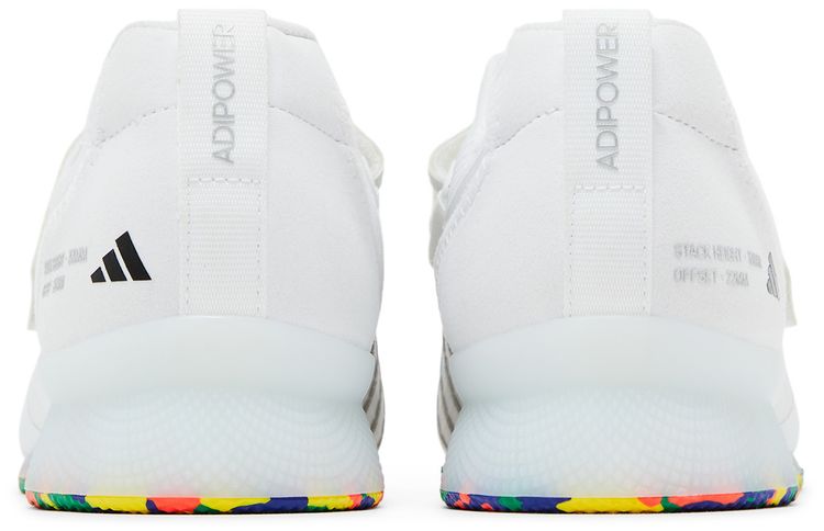 adidas Adipower Weightlifting 3 White Multi Color Sole