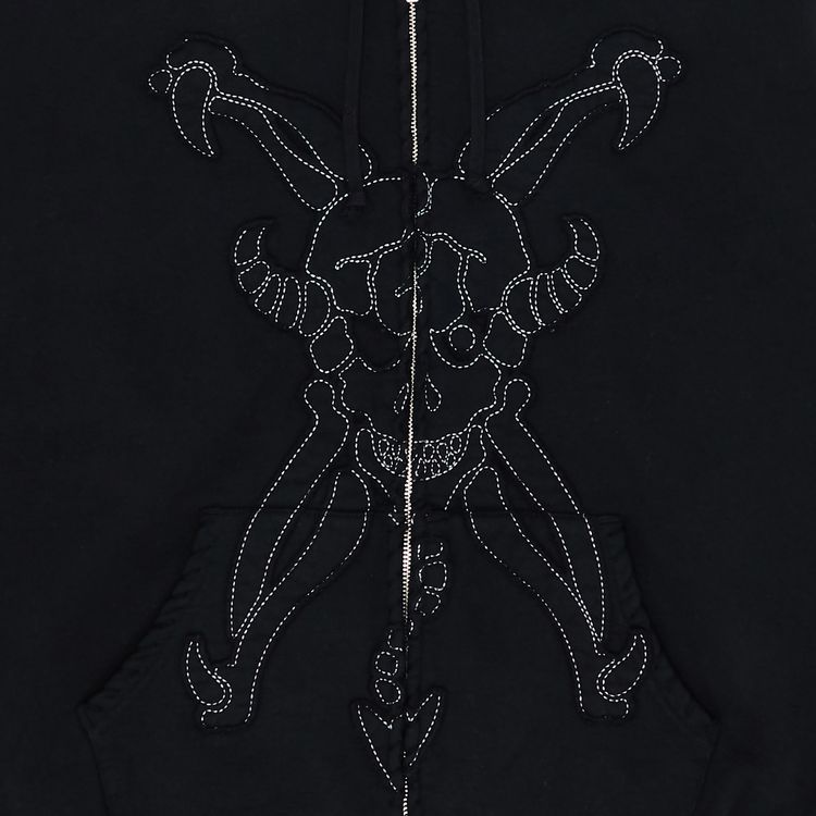 Supreme x Ys Zip Up Hooded Sweatshirt Black