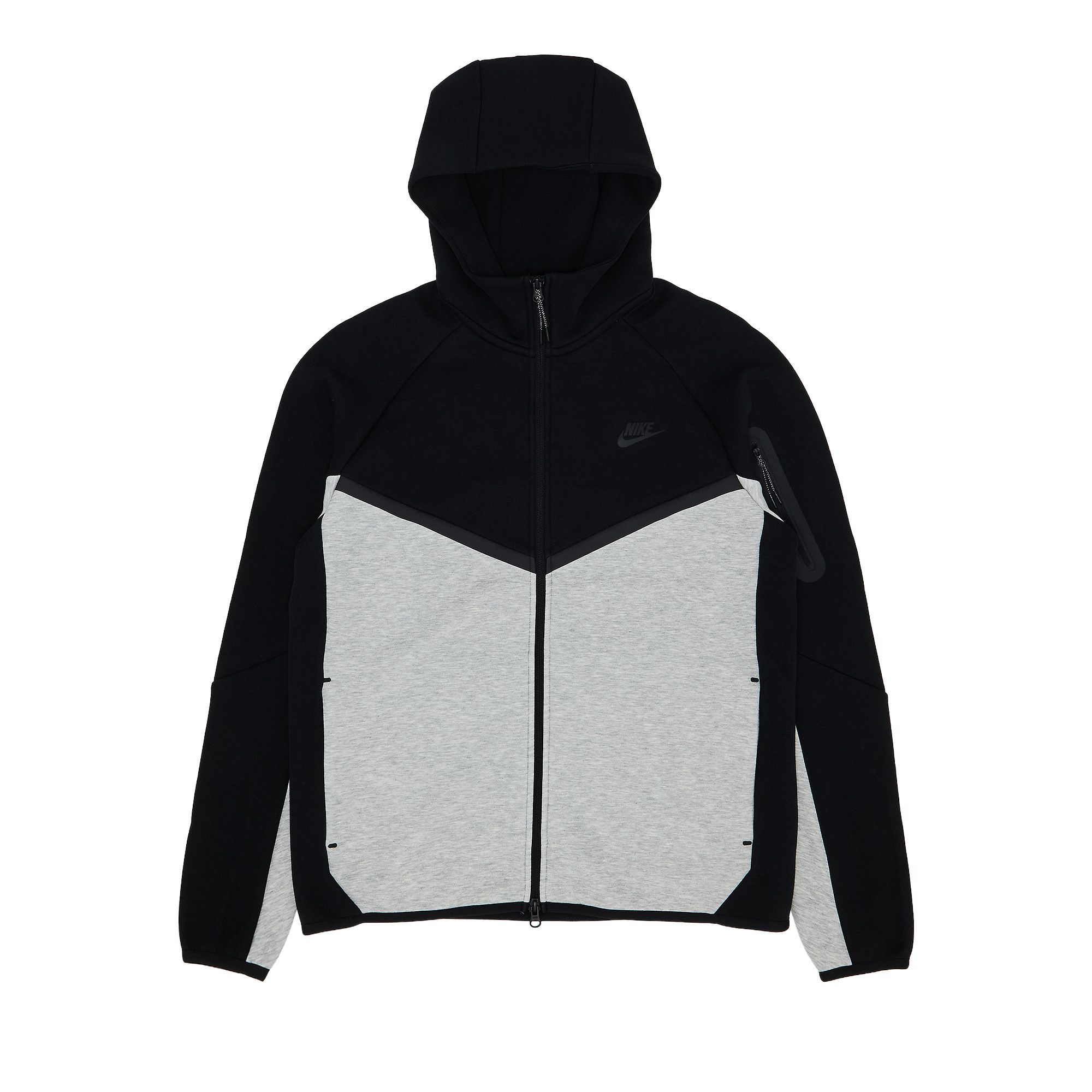 black white and grey nike windrunner