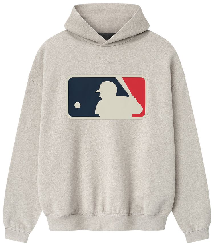 Fear of God Essentials MLB Sport Hoodie Heather Stone