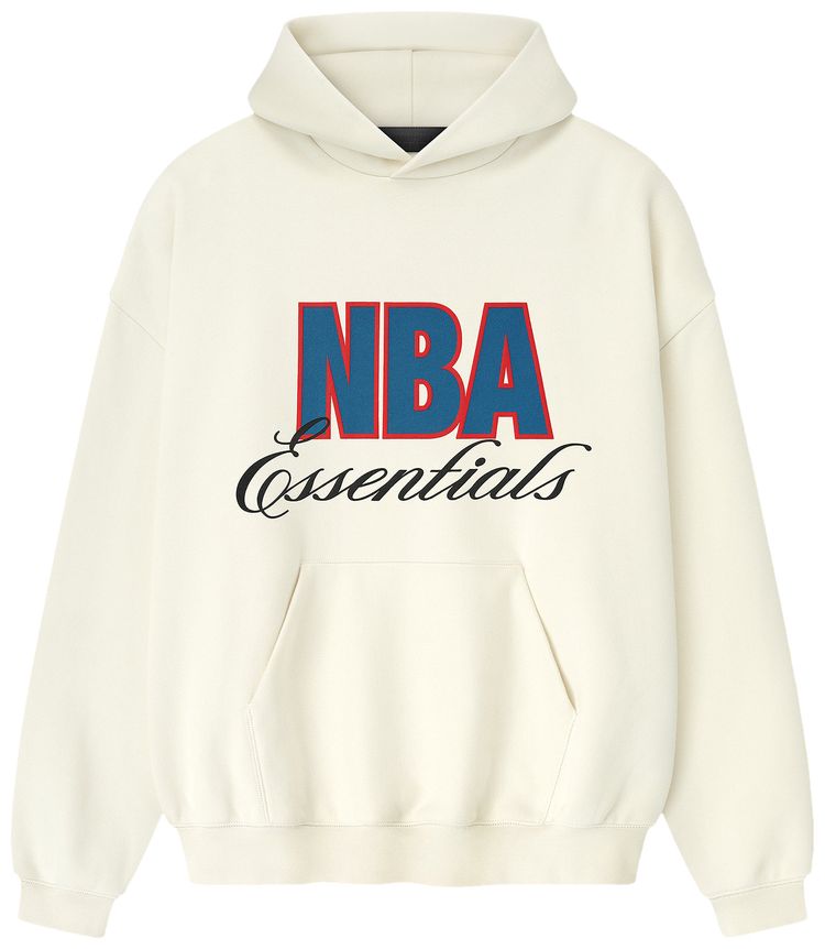 Fear of God Essentials NBA 90s Hoodie Cream White