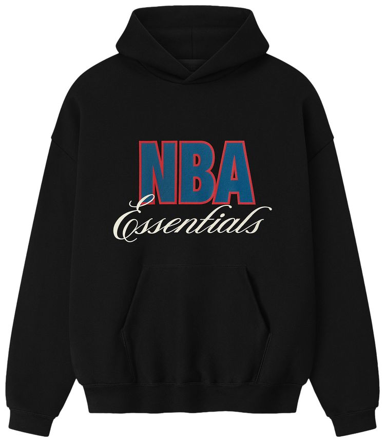 Fear of God Essentials NBA 90s Hoodie Black