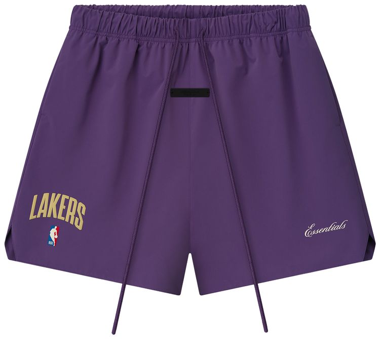 Fear of God Essentials Lakers Classic Short Purple Reign