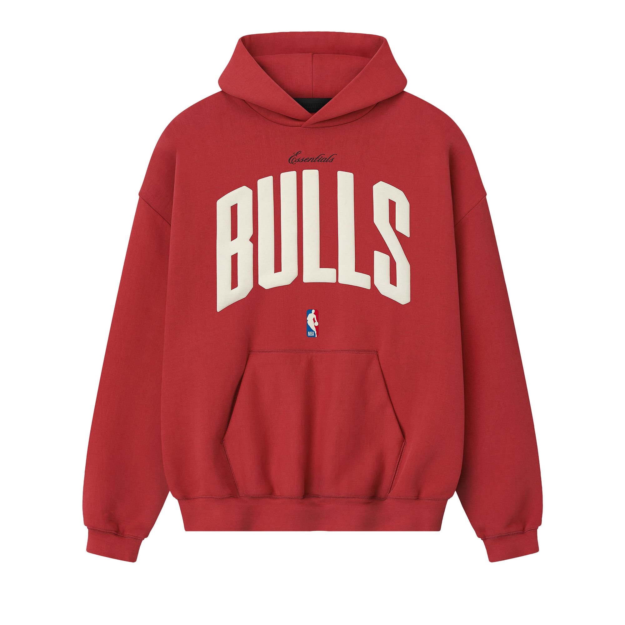 Buy Fear of God Essentials Bulls 90s Hoodie 'Red' - 192NB256906F