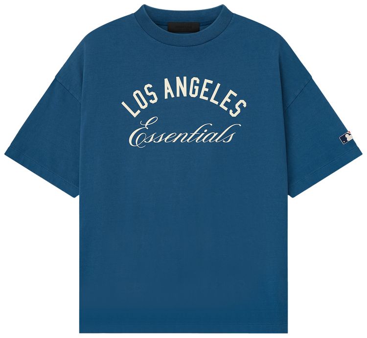 Fear of God Essentials Dodgers 90s Tee Blue Sapphire